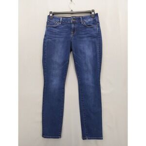 Lucky Brand Lolita Skinny Jeans Women 4/27 Blue Mid Rise Stretch Denim